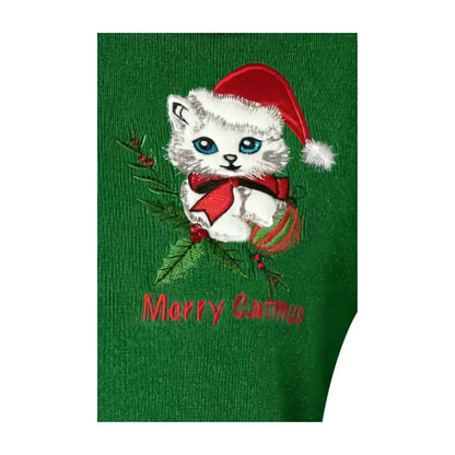 Merry Catmus Christmas Cardigan by 'Banned Retro'