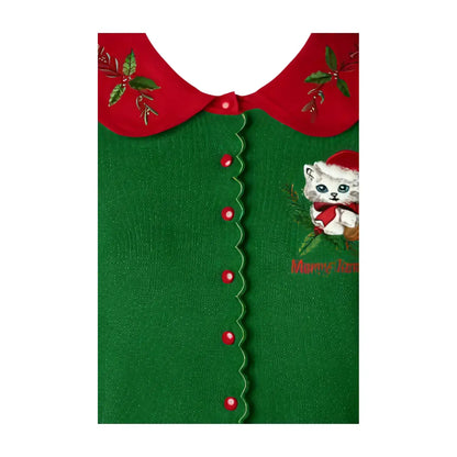 Merry Catmus Christmas Cardigan by 'Banned Retro'