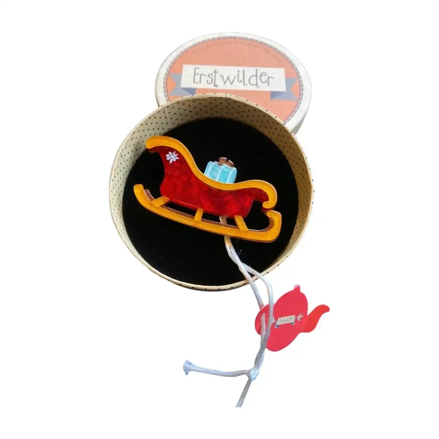 Pre Loved: Erstwilder - 'Jingle Bells' Brooch