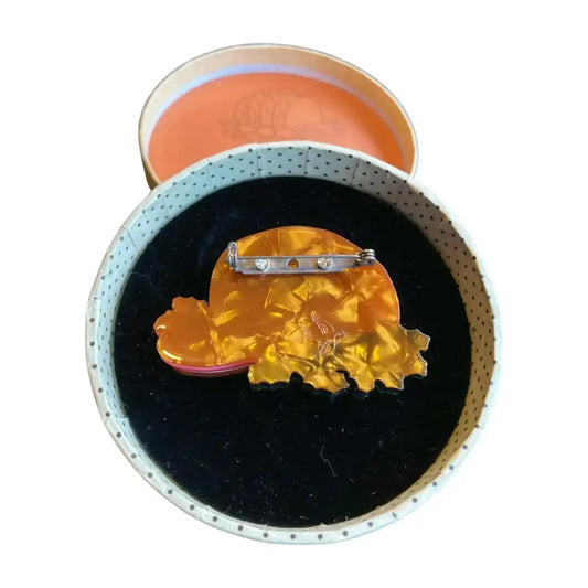Erstwilder - 'Glazed Ham' Brooch