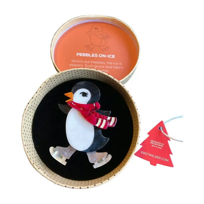 Pre Loved: Erstwilder - 'Pebbles-On Ice' Brooch