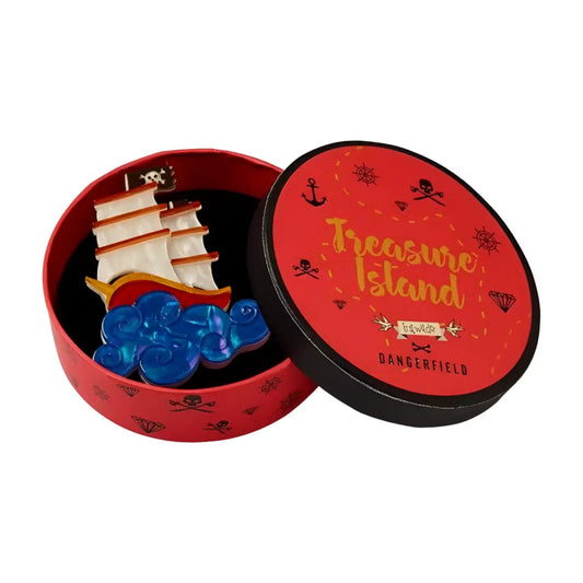 Pre Loved: Erstwilder - 'La Concorde Pirate Ship' Brooch