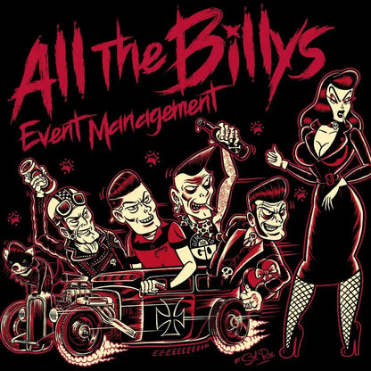 'All The Billys' - Mens Long Sleeve T-Shirt - Dame + the Devil Emporium