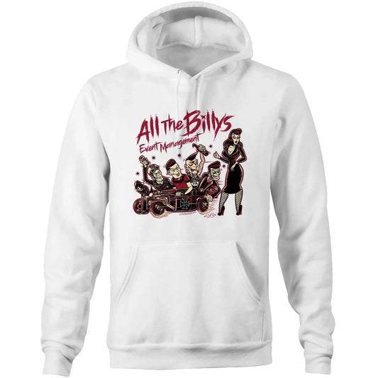 'All The Billys' - Pocket Hoodie Sweatshirt - Dame + the Devil Emporium