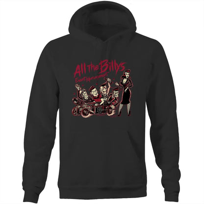 'All The Billys' - Pocket Hoodie Sweatshirt - Dame + the Devil Emporium