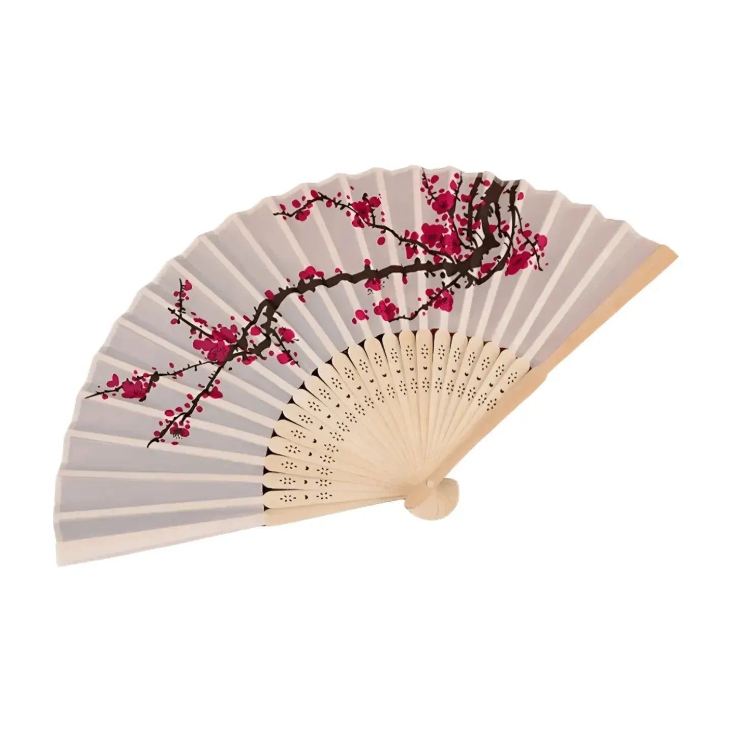 'Dame + the Devil' Cherry Blossom Hand Fan - Dame + the Devil Emporium