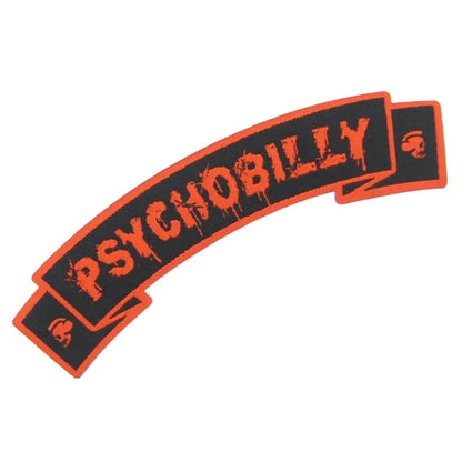 'Dame + the Devil' Psychobilly Ribbon Patch - Rust - Dame + the Devil Emporium