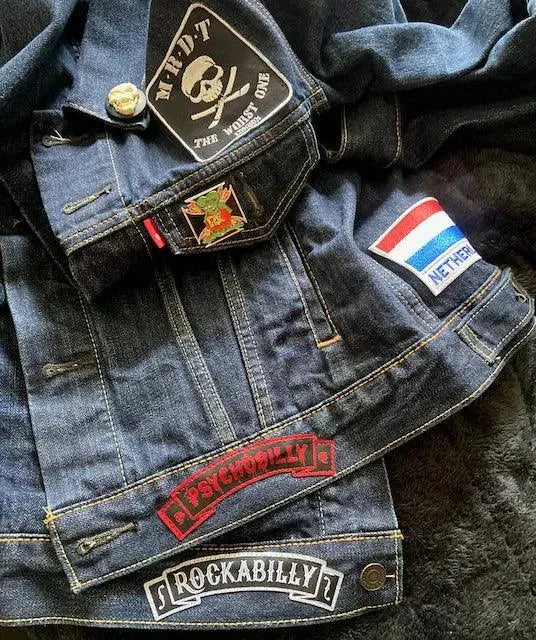 Rockabilly patches sales for jackets