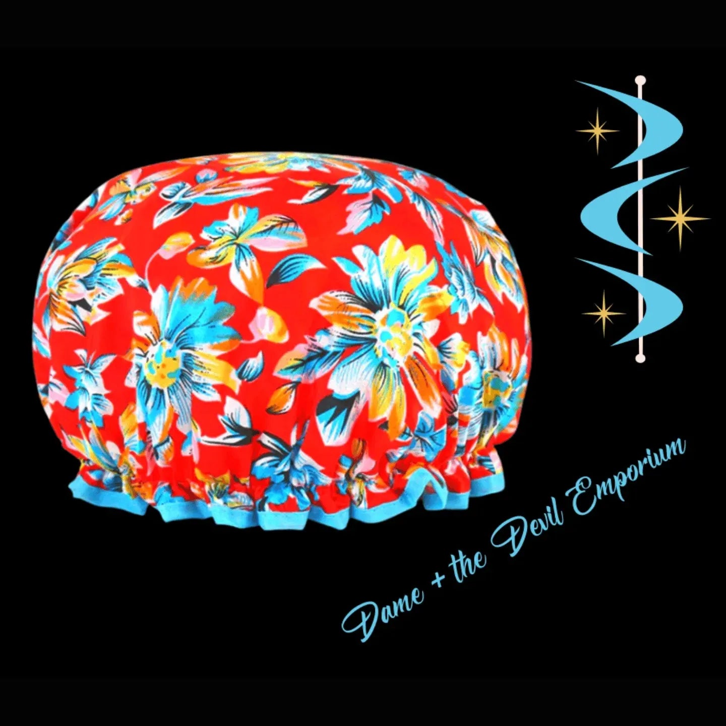 Floral Shower Cap