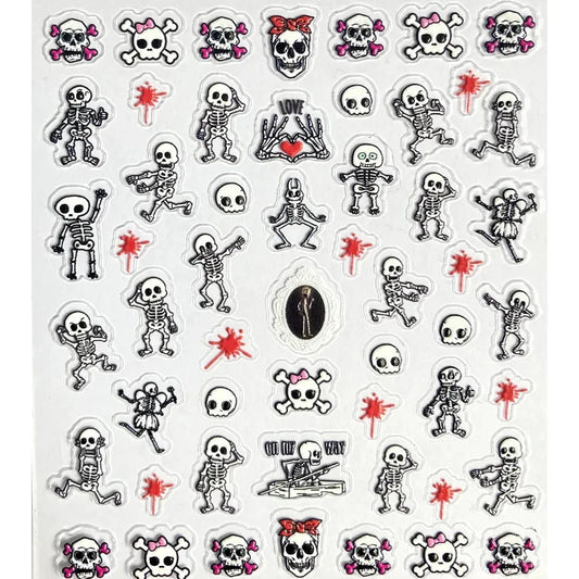 'Dame + the Devil' - Skelly Nail Adornments