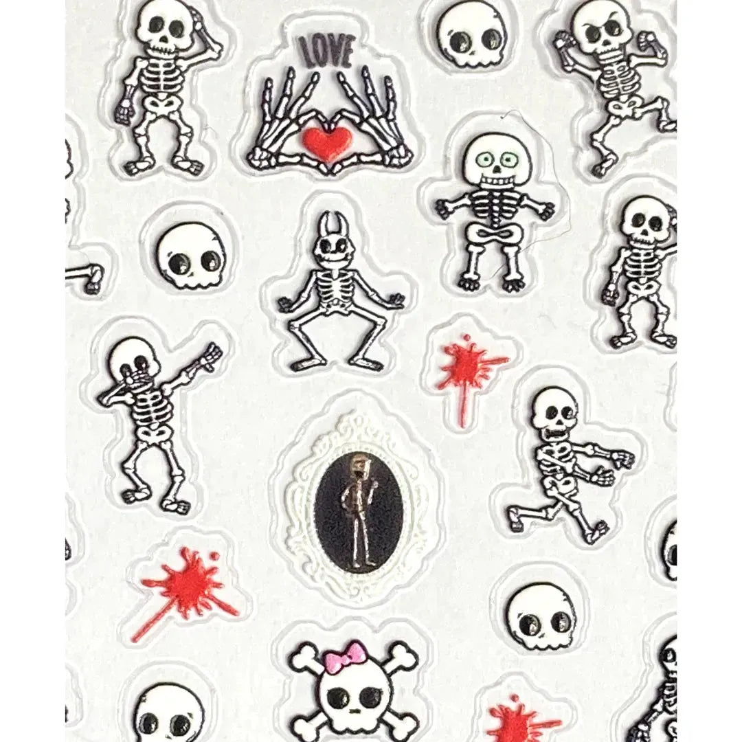 'Dame + the Devil' - Skelly Nail Adornments