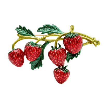 'Dame + the Devil' Sweet Strawberry Brooch - Dame + the Devil Emporium