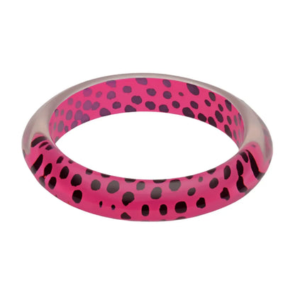 Pink Leopard Bangle - Dame + the Devil Emporium dameandthedevilemporium.com Bangle